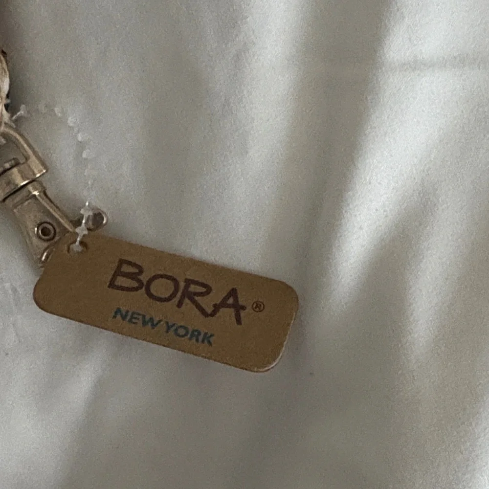 Leopard Print Keychain with Lace Accent